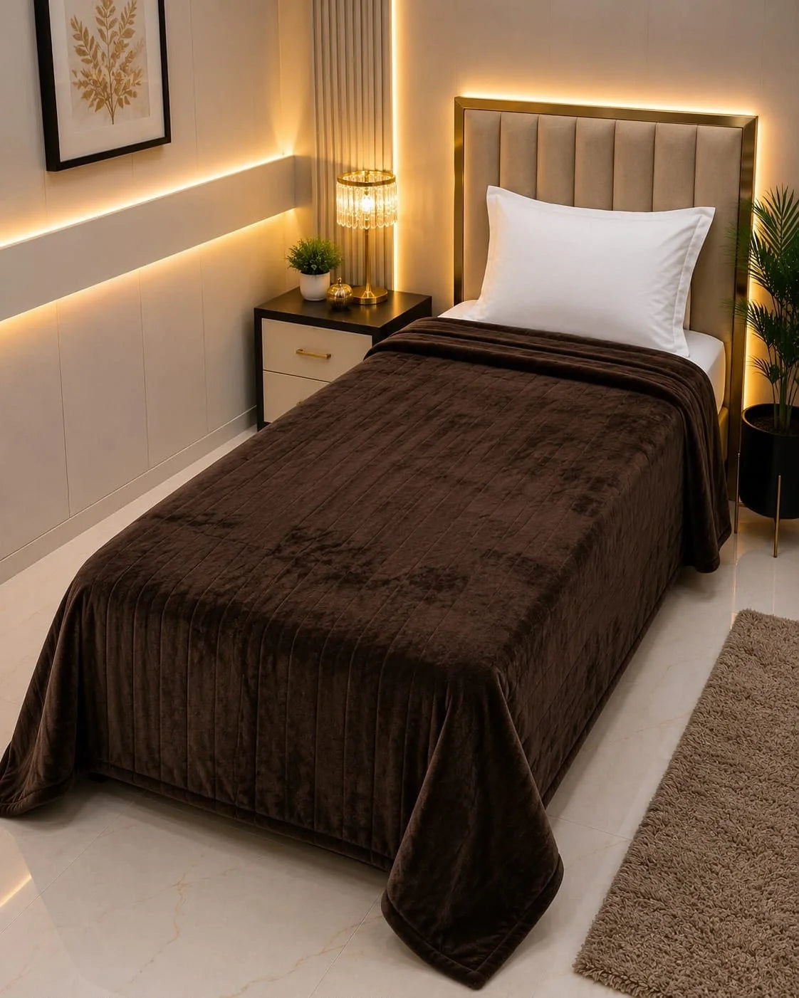Single Bed AC Blanket – Soft, Lightweight & Cozy