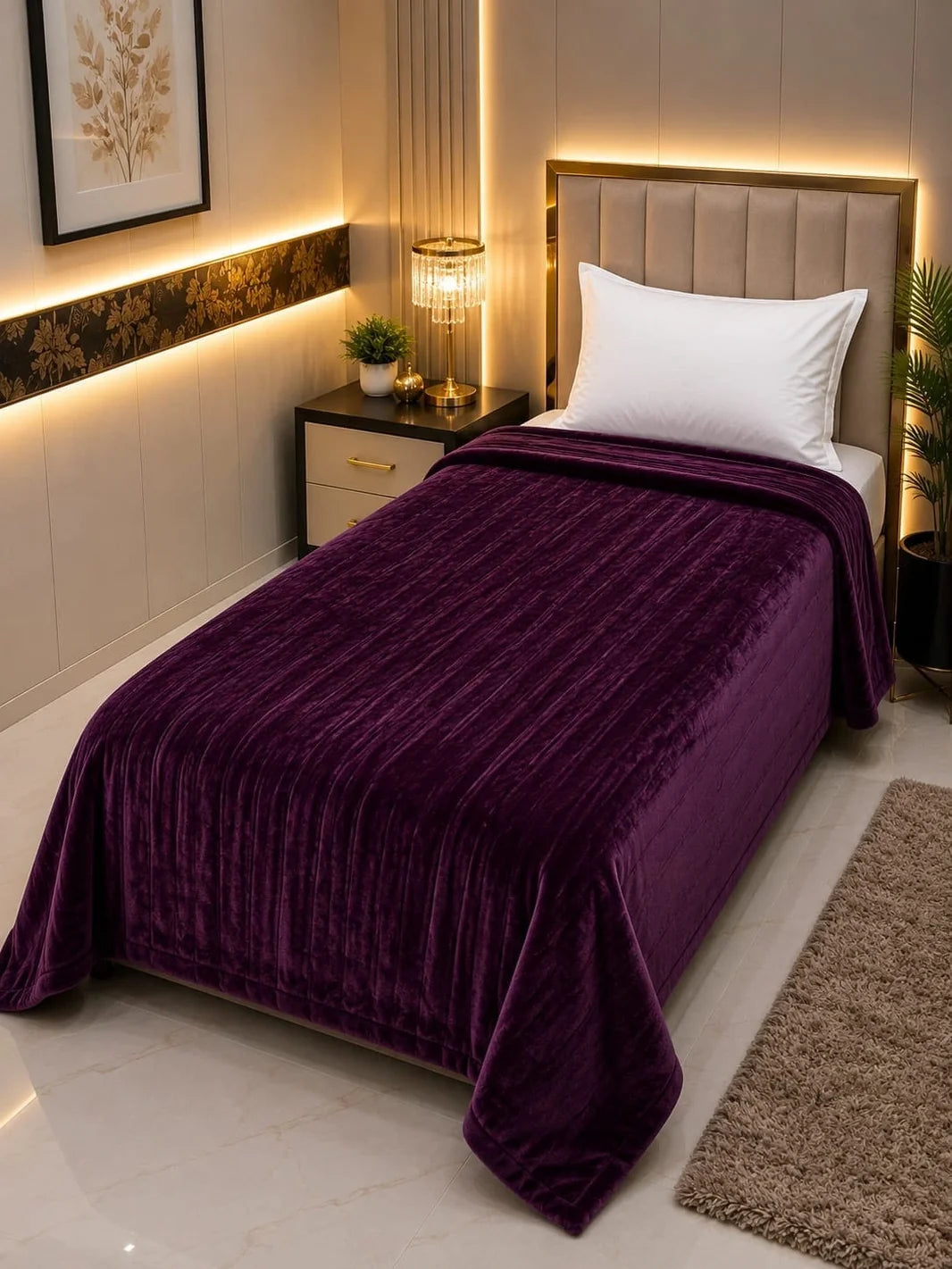 Single Bed AC Blanket – Soft, Lightweight & Cozy